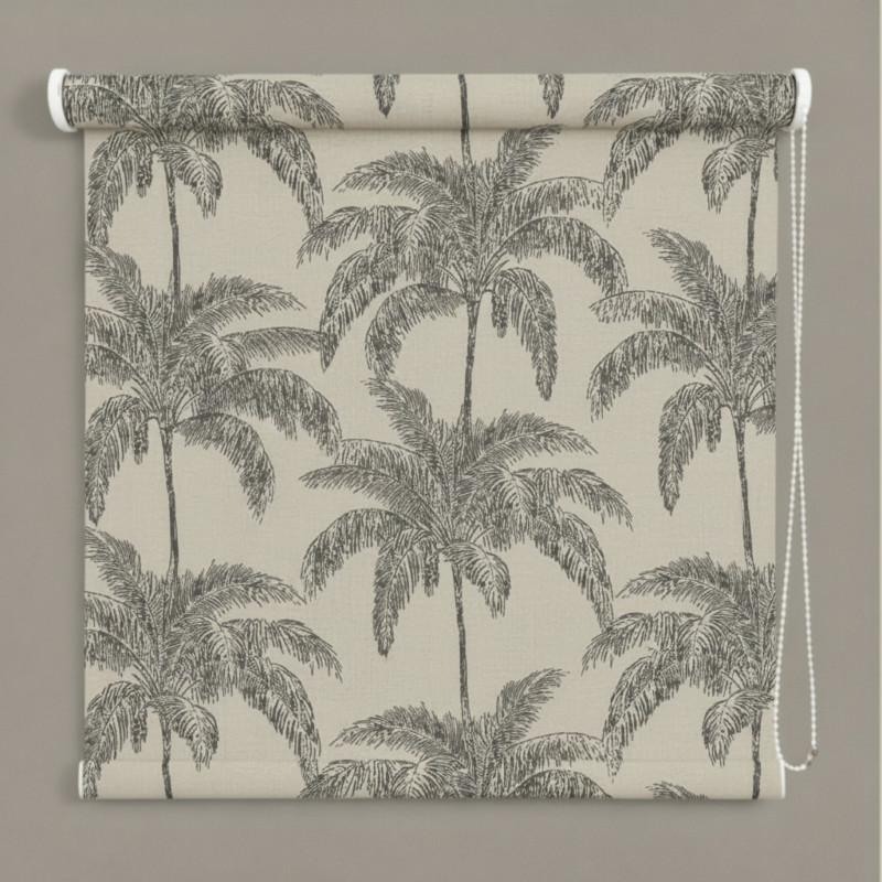 Vintage Palm Black & Indigo