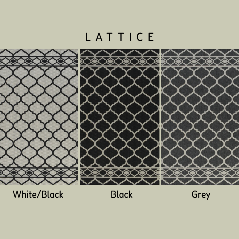 Lattice White with Black - Image 5