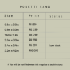 Poletti Sand - Thumbnail Image 4