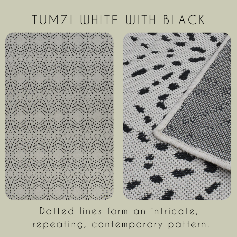 Tumzi White with Black - Image 4